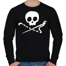 PRINTFASHION Varró koponya - Férfi pulóver - Fekete férfi pulóver, kardigán