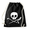 PRINTFASHION Varró koponya - Sportzsák, Tornazsák - Fekete
