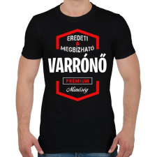 PRINTFASHION Varrónő prémium minőség - Férfi póló - Fekete férfi póló