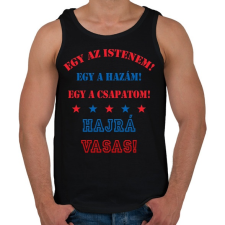PRINTFASHION Vasas - Férfi atléta - Fekete atléta, trikó