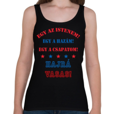 PRINTFASHION Vasas - Női atléta - Fekete női trikó