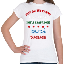 PRINTFASHION Vasas - Női póló - Fehér női póló