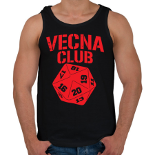 PRINTFASHION Vecna Club - Férfi atléta - Fekete atléta, trikó