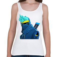 PRINTFASHION Vector Fortnite Ninja  - Női atléta - Fehér női trikó
