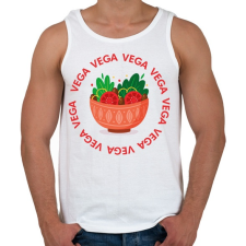 PRINTFASHION Vega tál - Férfi atléta - Fehér atléta, trikó