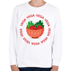 PRINTFASHION Vega tál - Gyerek pulóver - Fehér