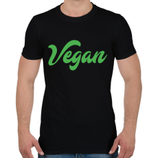 PRINTFASHION vegan - Férfi póló - Fekete