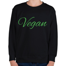 PRINTFASHION vegan - Gyerek pulóver - Fekete