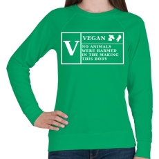PRINTFASHION VEGAN - Női pulóver - Zöld