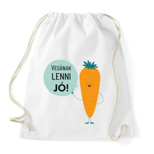 PRINTFASHION Vegának lenni jó! - Sportzsák, Tornazsák - Fehér tornazsák