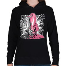 PRINTFASHION Vegeta Buu fusion - Női kapucnis pulóver - Fekete női pulóver, kardigán