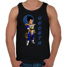 PRINTFASHION VEGETA - Férfi atléta - Fekete atléta, trikó