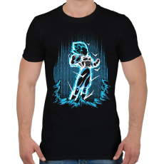 PRINTFASHION vegeta - Férfi póló - Fekete