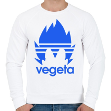 PRINTFASHION Vegeta - Férfi pulóver - Fehér férfi pulóver, kardigán