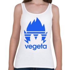 PRINTFASHION Vegeta - Női atléta - Fehér női trikó