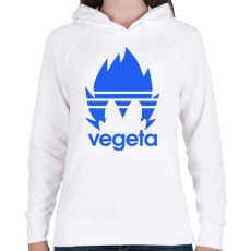 PRINTFASHION Vegeta - Női kapucnis pulóver - Fehér