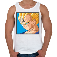 PRINTFASHION Vegita - Férfi atléta - Fehér atléta, trikó