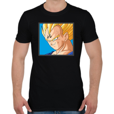 PRINTFASHION Vegita - Férfi póló - Fekete