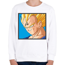PRINTFASHION Vegita - Gyerek pulóver - Fehér gyerek pulóver, kardigán
