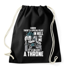 PRINTFASHION Vegita Trón - Sportzsák, Tornazsák - Fekete tornazsák