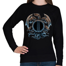 PRINTFASHION Végső harc - Női pulóver - Fekete női pulóver, kardigán