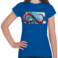 PRINTFASHION Végtelen. - Női póló - Királykék