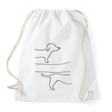 PRINTFASHION végtelen tacsi fekete - Sportzsák, Tornazsák - Fehér tornazsák