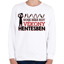 PRINTFASHION Vékony hentes - Gyerek pulóver - Fehér gyerek pulóver, kardigán