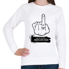 PRINTFASHION Velem ne szórakozz! Menyasszony vagyok! - lánybúcsús ajándék - Női pulóver - Fehér