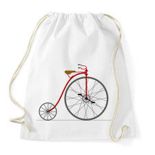 PRINTFASHION Velocipéd - Sportzsák, Tornazsák - Fehér tornazsák