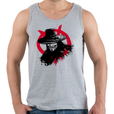 PRINTFASHION Vendetta - Férfi atléta - Sport szürke atléta, trikó