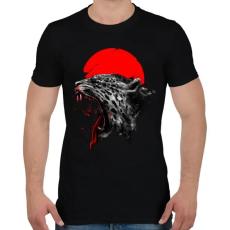 PRINTFASHION Vérfürdő - Férfi póló - Fekete