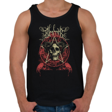 PRINTFASHION Vérszertartás - Okkult Design - Férfi atléta - Fekete női trikó