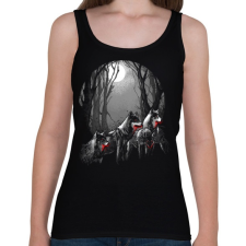 PRINTFASHION Vérszomjas falka - Női atléta - Fekete női trikó