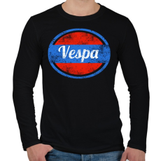 PRINTFASHION vespa - Férfi hosszú ujjú póló - Fekete