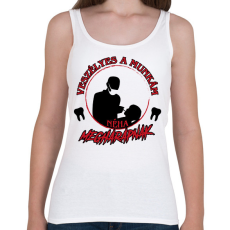 PRINTFASHION Veszélyes a munkám - Női atléta - Fehér