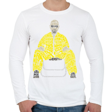 PRINTFASHION Veszélyes vagyok - Férfi hosszú ujjú póló - Fehér férfi póló