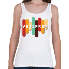 PRINTFASHION Veszprém - Színes - Női atléta - Fehér
