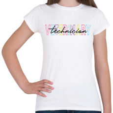 PRINTFASHION Veterinary  technician - Női póló - Fehér