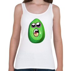 PRINTFASHION Vicces avokádó - Női atléta - Fehér