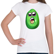 PRINTFASHION Vicces avokádó - Női póló - Fehér női póló