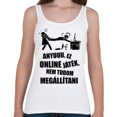 PRINTFASHION Vicces gamer minta - Női atléta - Fehér