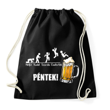 PRINTFASHION Vicces sörös hét - Sportzsák, Tornazsák - Fekete tornazsák