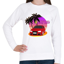PRINTFASHION Vice City - VW Golf - Női pulóver - Fehér női pulóver, kardigán