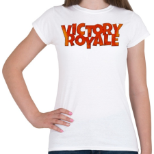 PRINTFASHION Victory Royale - Női póló - Fehér női póló