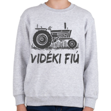 PRINTFASHION Vidéki fiú - Gyerek pulóver - Sport szürke gyerek pulóver, kardigán