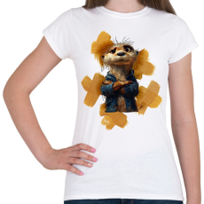 PRINTFASHION vidra - Női póló - Fehér