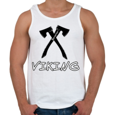 PRINTFASHION viking - Berserker - Férfi atléta - Fehér