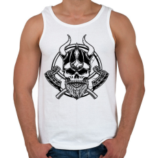PRINTFASHION Viking  - Férfi atléta - Fehér