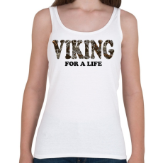PRINTFASHION Viking for a life - Női atléta - Fehér